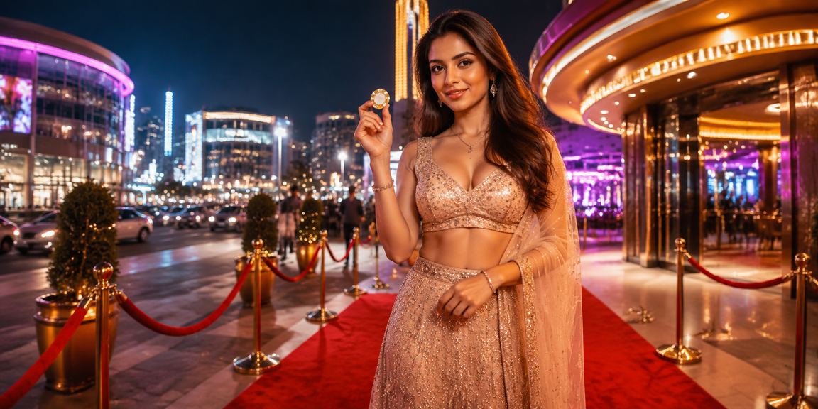 Casino entertainment show at Delhi's Connaught Place