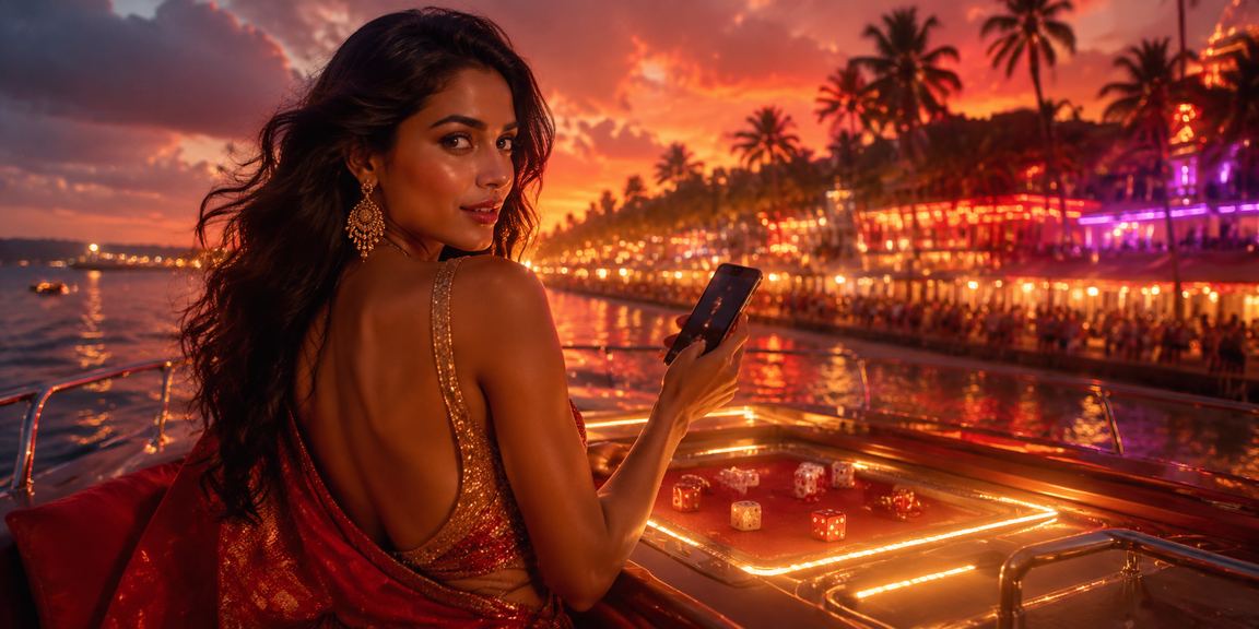 Live Casino gaming with players enjoying dice games in Goa