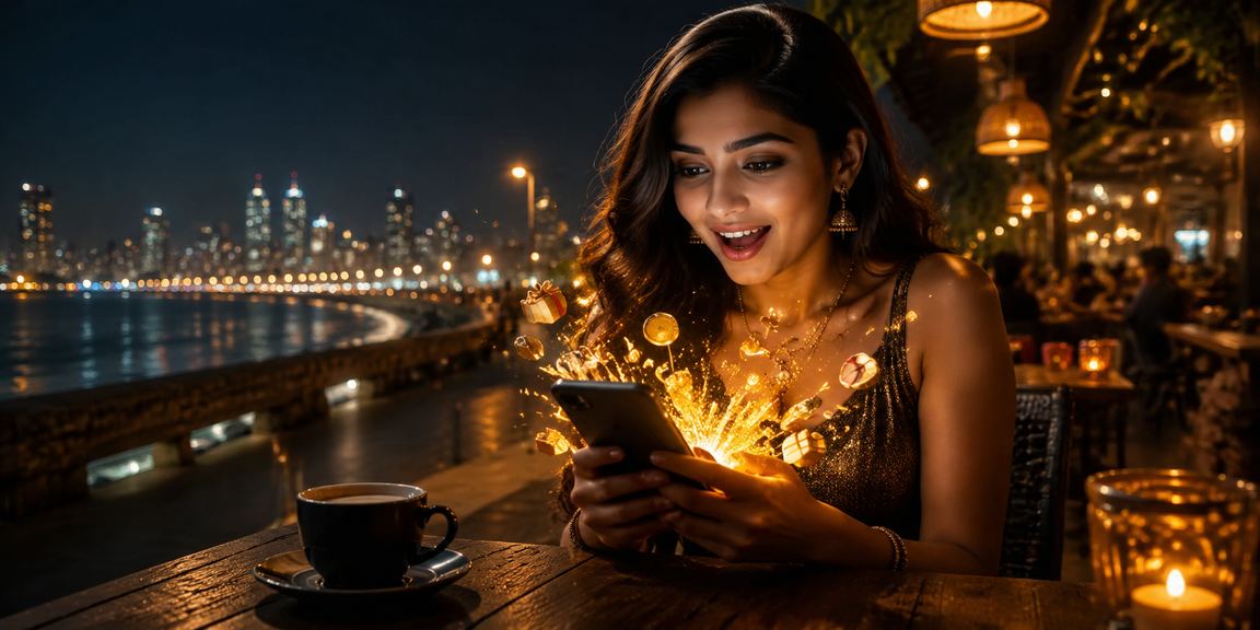 Mumbai night market reflecting VIP gaming lifestyle with deposit bonuses